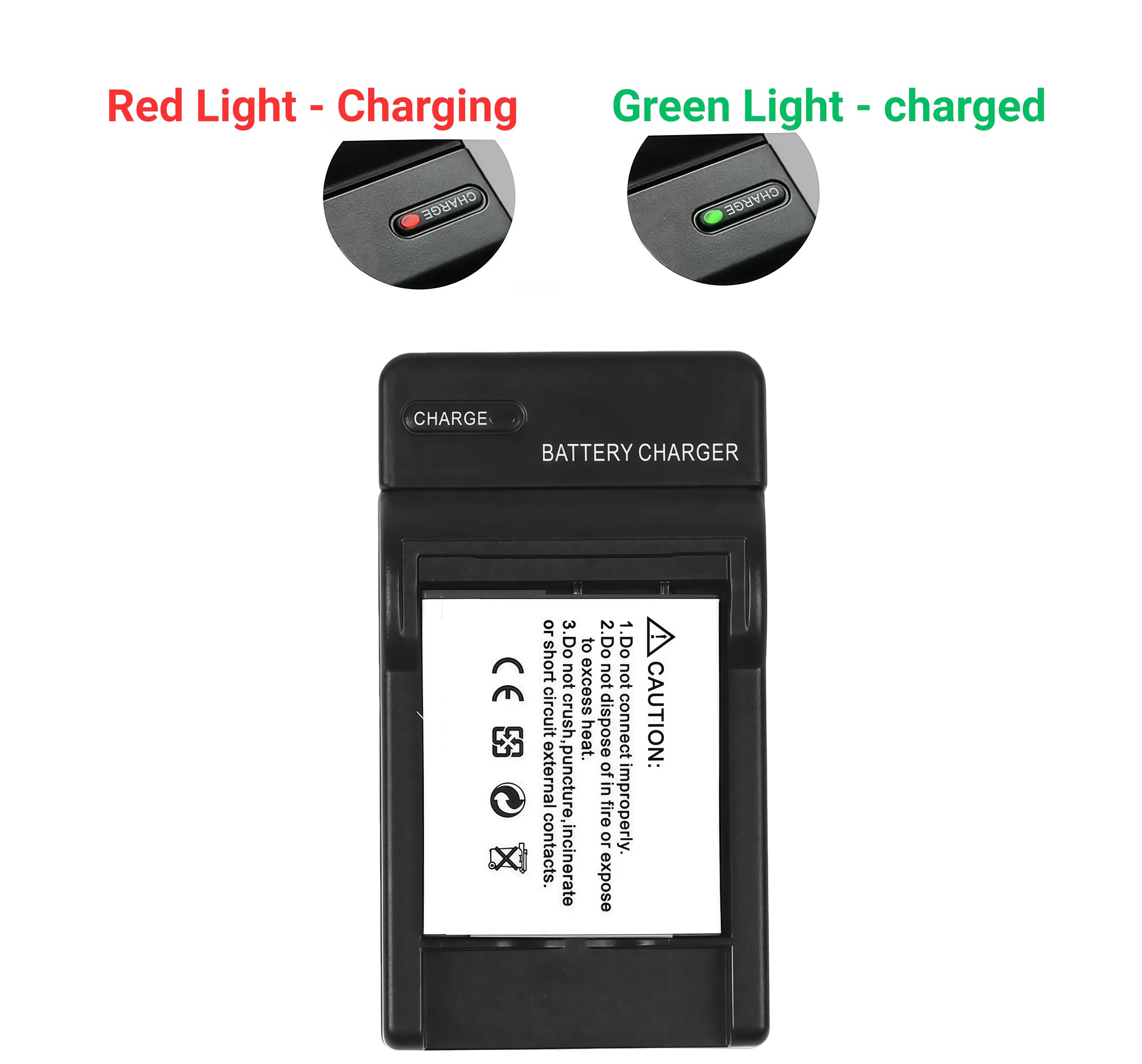 Zamienna ładowarka USB do baterii NP-40 NP-40DBA NP-40DCA kompatybilna z aparatami Casio Exilim EX-FC100, EX-FC150, EX-Z400, Zoom EX-Z100, EX-Z1000