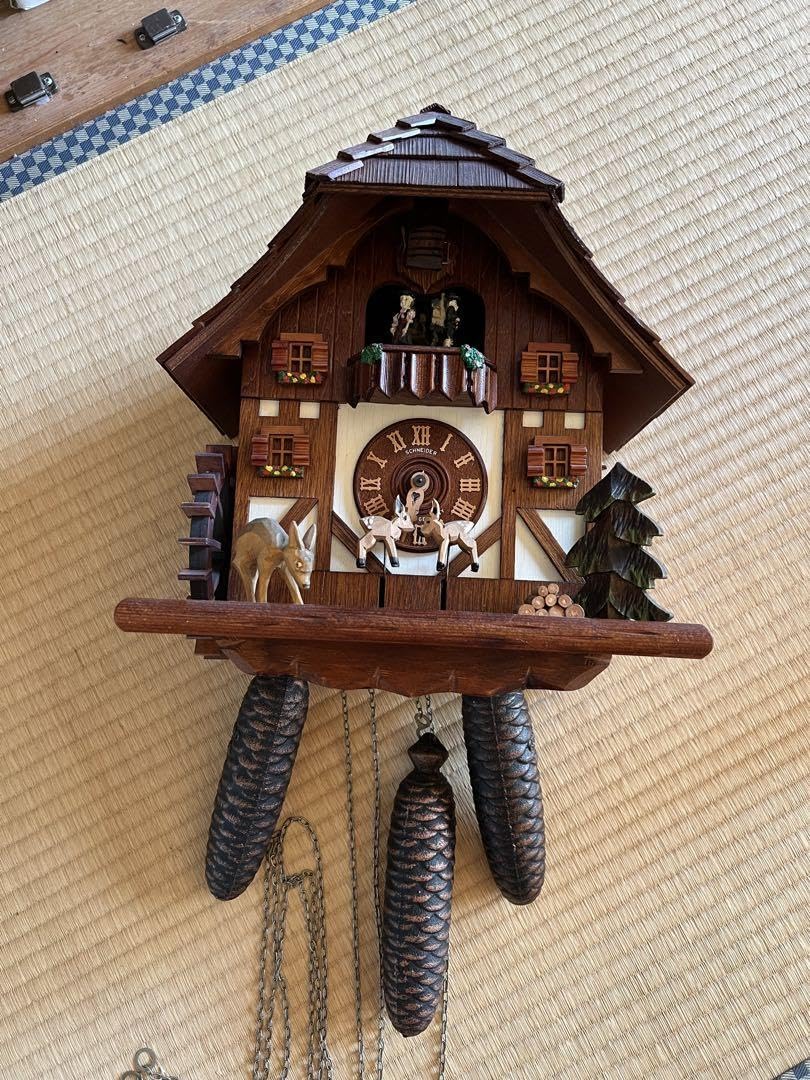レア】ドイツ現地購入シュナイダー製鳩時計