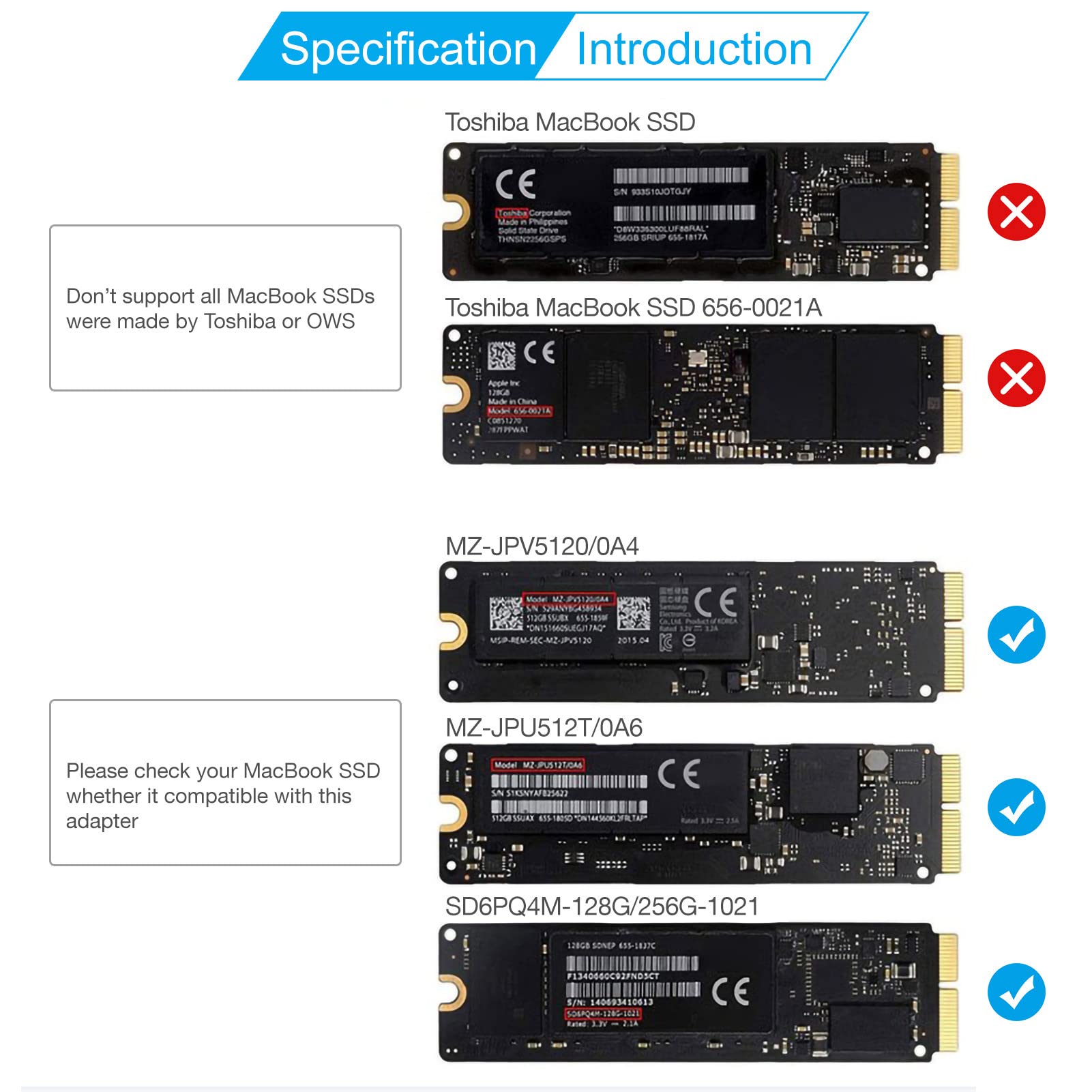 Amazon.co.jp: SSD - M.2 NGFF アダプターカード、 SSD を M.2 NGFF