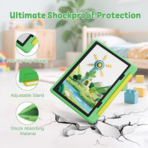 Miniatura 6 de Tablet para niños, tableta Android 15 con pantalla HD, 10.1 pulgadas, control parental y modo para niños, octa-núcleo, certificado GMS, 20 GB de RAM
