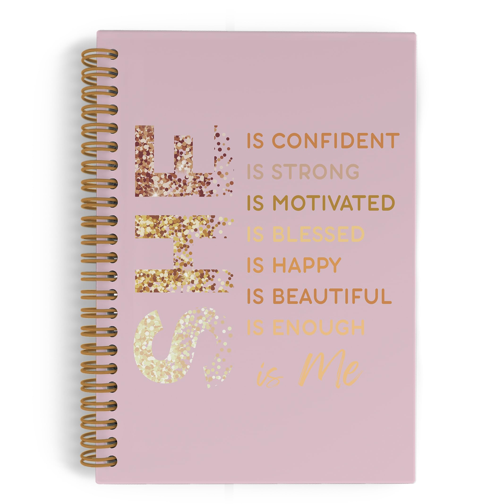 Carnet pour le soin de soi rose doré indispensable à l'école - 8