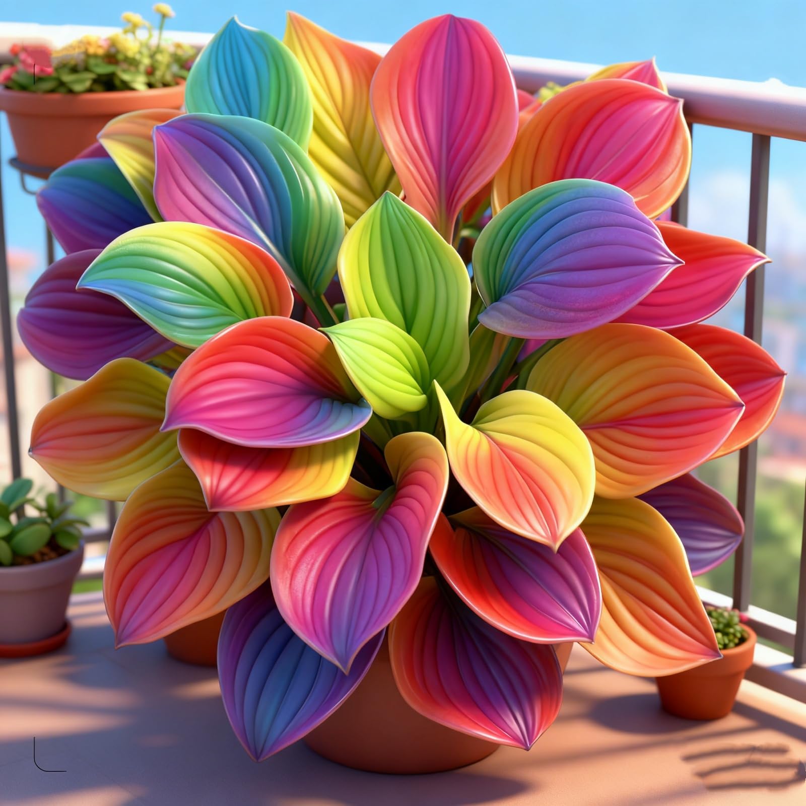 Rizoma Hosta/Hosta-Colore Vivido/Decorazione per Casa e Giardino/Per Ogni Spazio/Resistente e Facile da Curare-15 Rhizome-F