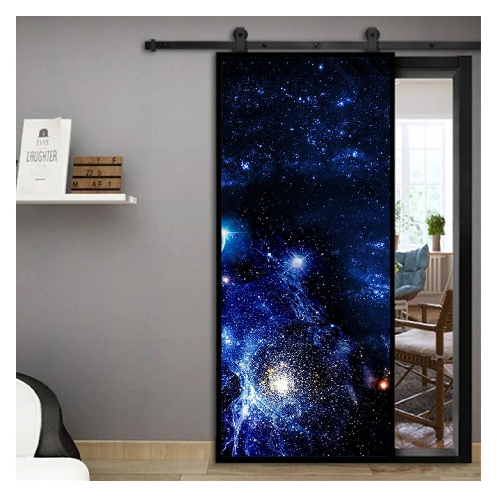 Naklejki na drzwi Naklejka Dekoracyjna Na Drzwi 3D Fototapeta Wodoodporna Samoprzylepna Naklejka Na Drzwi Do Sypialni Salon Tapeta Na Drzwi Do Sypialni(95x215cm)