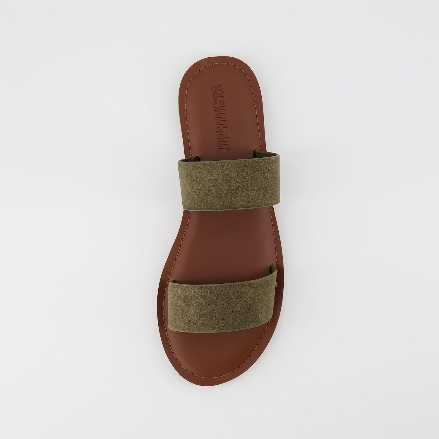 Vista 6 de CUSHIONAIRE Sandalia Calico de 2 bandas para mujer con espuma cómoda