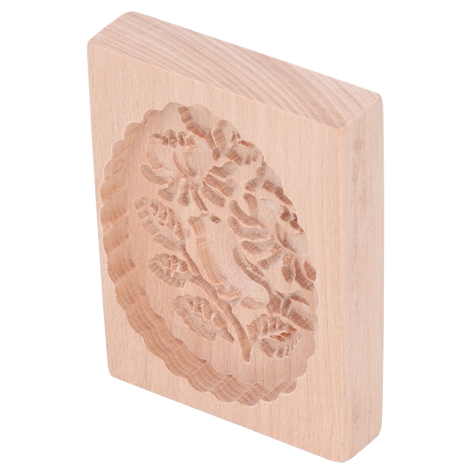 Keksausstecher, Hölzerne Keksformen, Kekse, Kekspresse, Tierkekse, hübscher, lebendiger Holzkeks-Pressstempel, einfaches Entformen und reibungsloses Plätzchen
