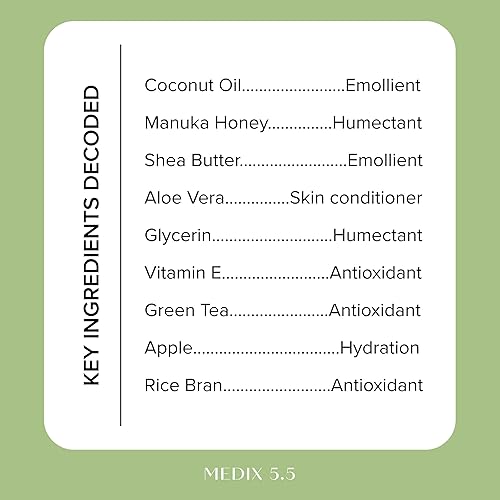 Miniatura 12 de Medix 5.5- Crema facial c/vitamina C + Crema corporal enriquecida c/cúrcuma/vitamina E/jengibre p/rescate piel seca. Humectante, reafirmante e 1