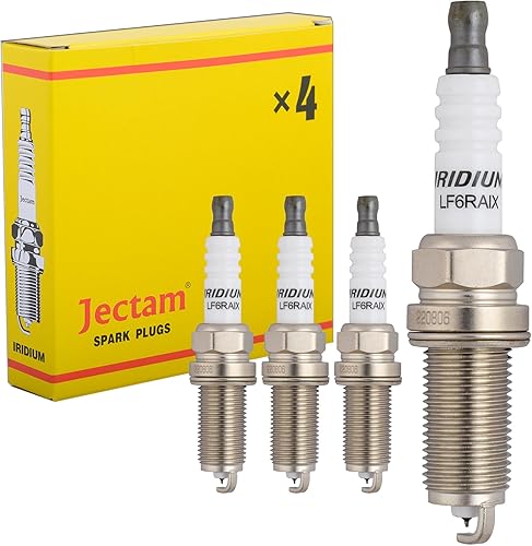 Bujías de repuesto automotrices LFR6AIX-11 6619, paquete de 4 bujías de iridio compatibles con 06-10 3 Series 5 Series X3 X5 z4 07-18 ES350 07-15