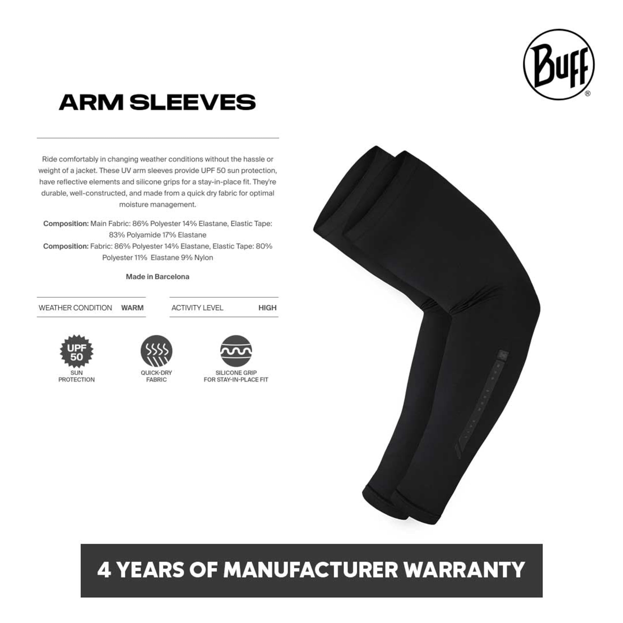 Buff Manchettes unisexes