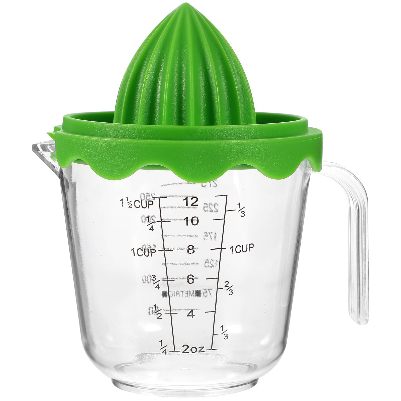 GarneckManual Juicers with 12 Oz Measuring Cup - Fruit Hand Squeezer for Lime Lemon/Citrus - Small Portable Juice Extractor for Home Kitchen Travel