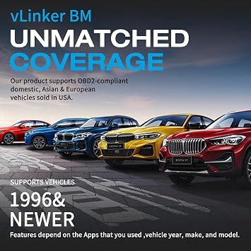VGATE vLinker BM BT3.0 Bluetooth OBD2 Scanner Car Diagnostic Scan Tool Compatible with Android & Windows (Not iOS), Check Engine Light Code Reader, Wireless OBD2 Scanner Auto Diagnostic Scan Tool