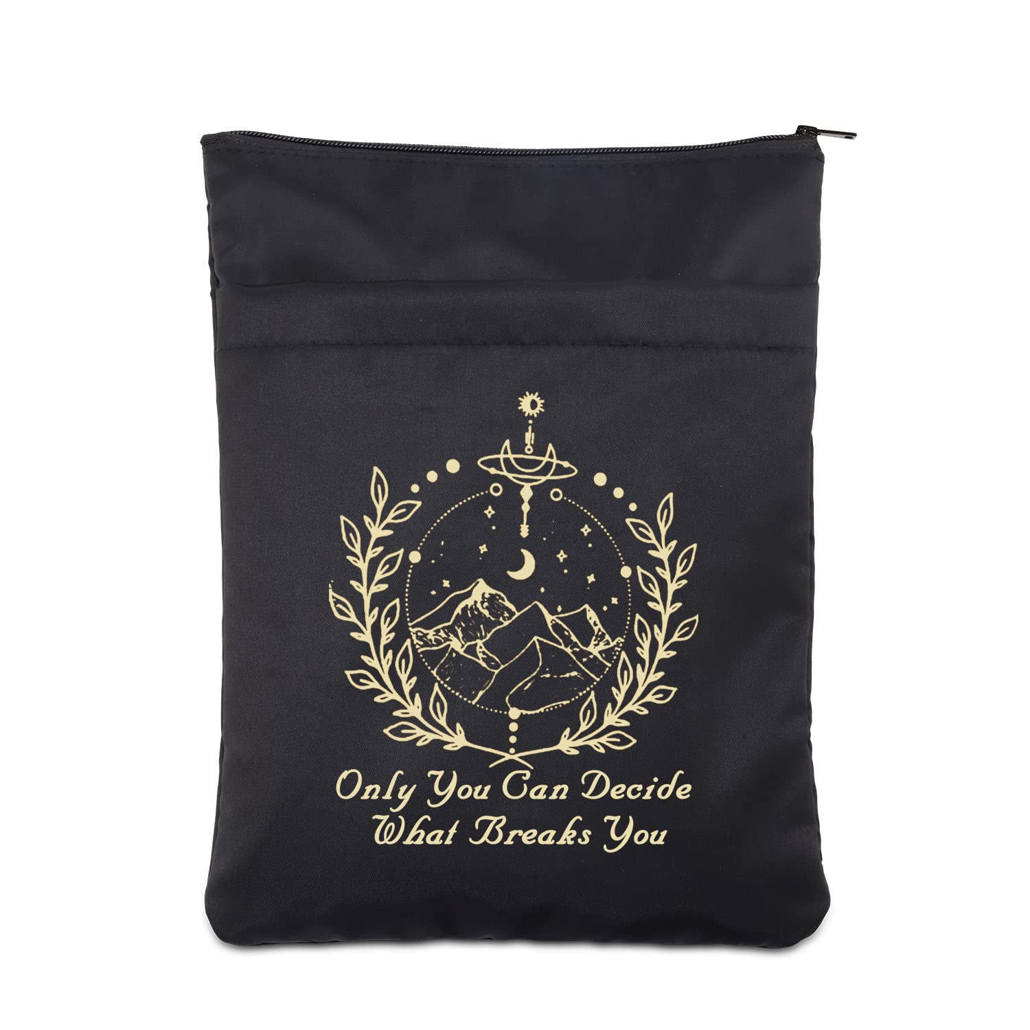 Acotar - Funda para libro con cita "Only You Can Decide What Breaks You" Velaris Gift Bookworm Gift (Only You BSL EU)