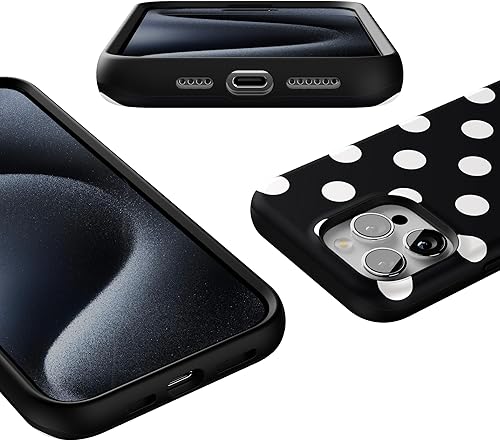 Vista 205 de Casely Funda para iPhone 15 Pro Jardín Secreto Flores mixtas Funda atrevida Compatible con MagSafe y botón de acción Jardín Secreto Floral