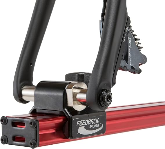 Feedback Sports Sprint Bike Repair Stand, Compact Bike Workstand, Red