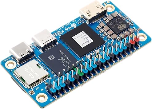 Orange Pi Zero 3W Single Board Computer, Allwinner A733 Processor, 3TOPS AI NPU, Mini HDMI 2.0 & PCIe 3.0 Interface, Wi-Fi 6 + BT5.4, with Cooling Fan Power for DIY Project (4GB Ram Kit)