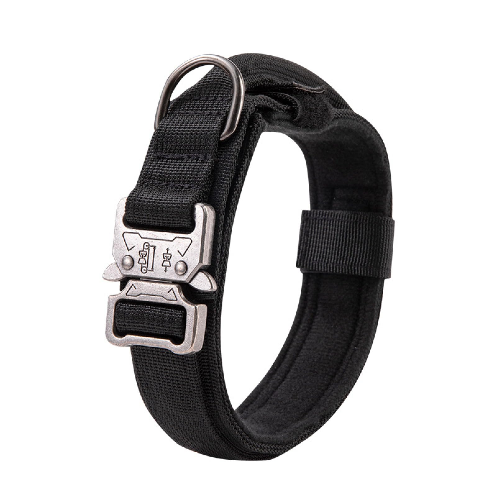 Collier de chien tactique militaire avec poignée de contrôle pour stopper la traction en laisse