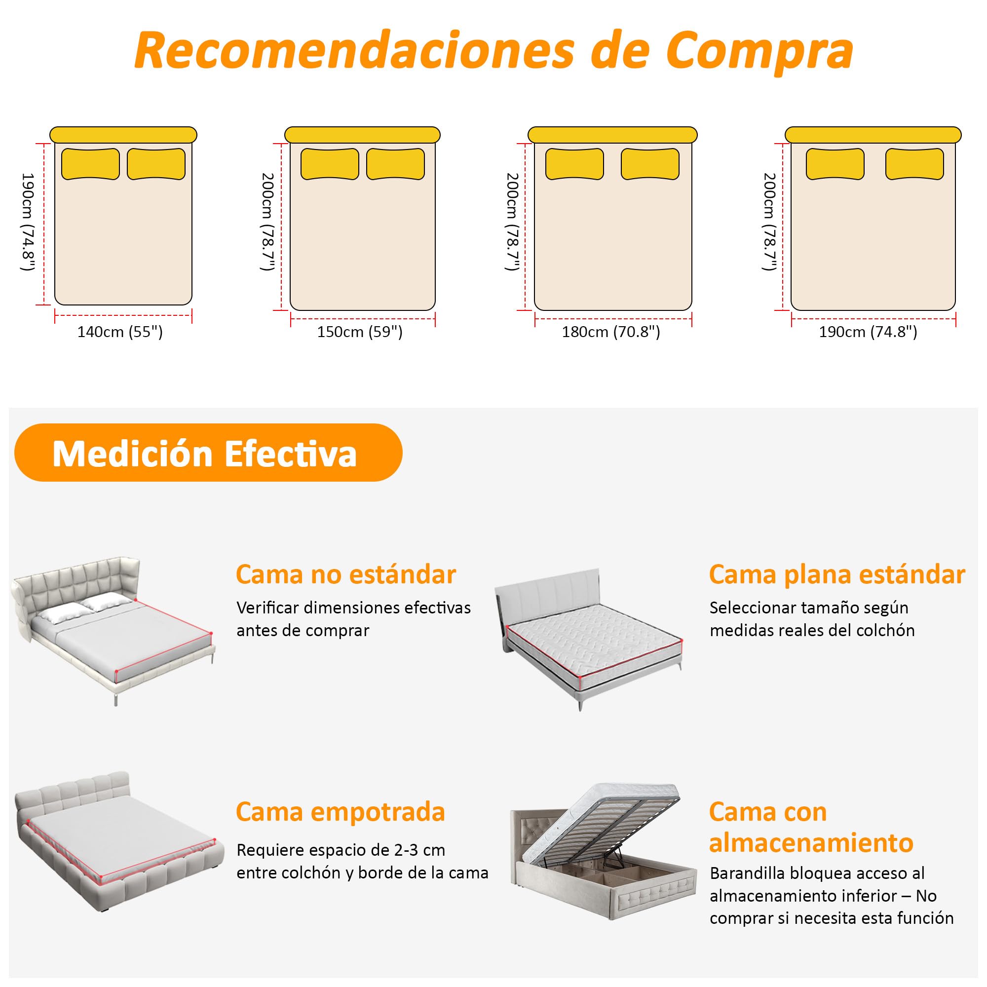 Barrera para Cama, Set de 3 Barrera de Seguridad Niños, Barandilla Cama Niño Legable y Portátil - (2 x 200 cm + 1 x 180 cm) en Paquete