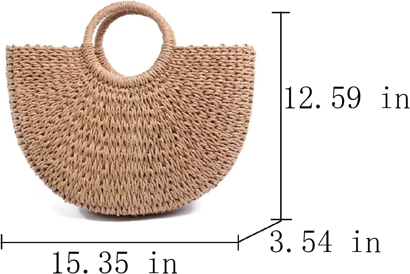 Straw Bag Womens Handbag Handwoven Large Straw Beach Tote Bag Vacation Summer Beach bag Straw Purse