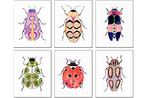 Insect Art: Vibrant Watercolor Canvas Prints for Insect Enthusiasts