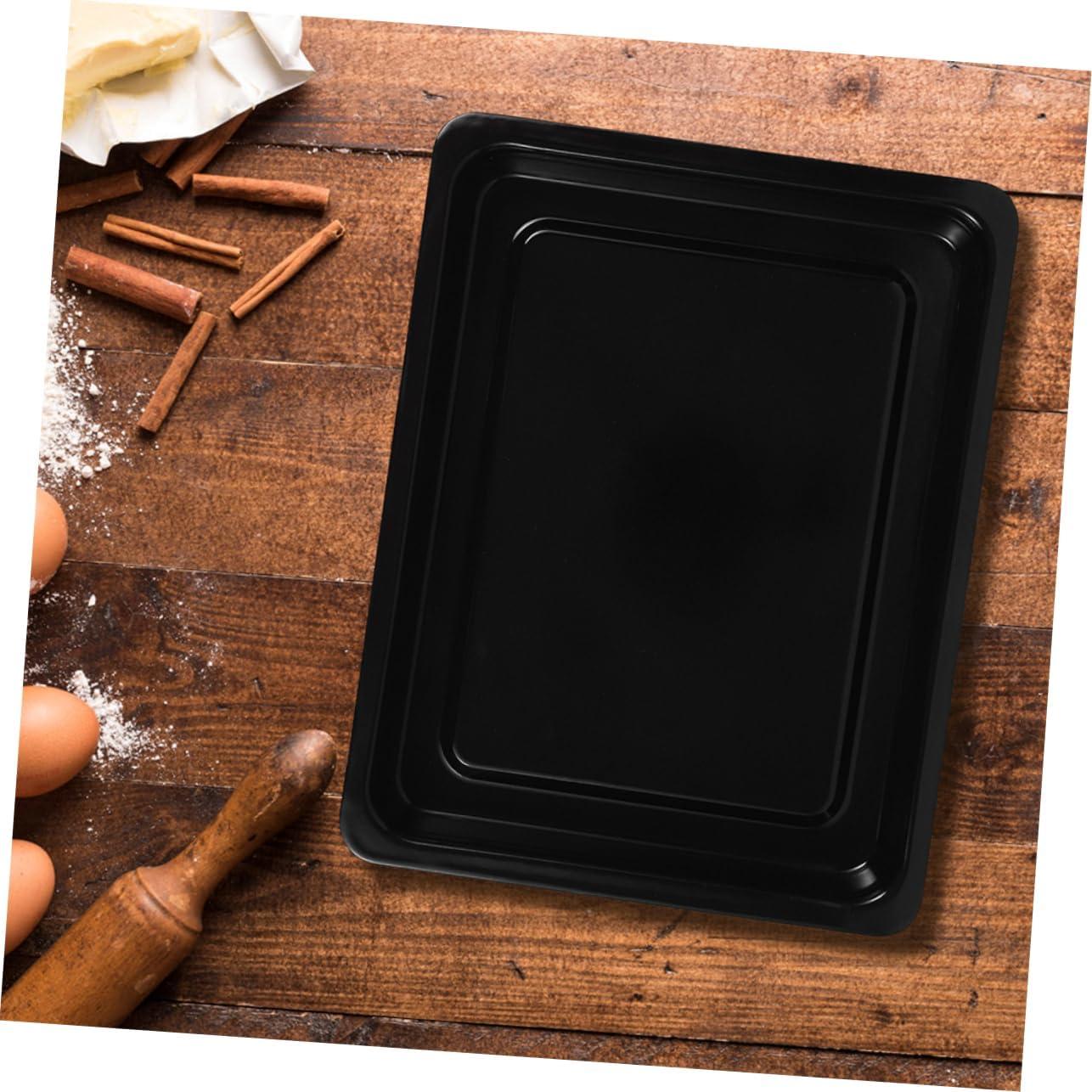 Enamel Baking Sheet Oven Baking Pan Lid Non-stick Roasting Pan Cookie for Home Commercial Use