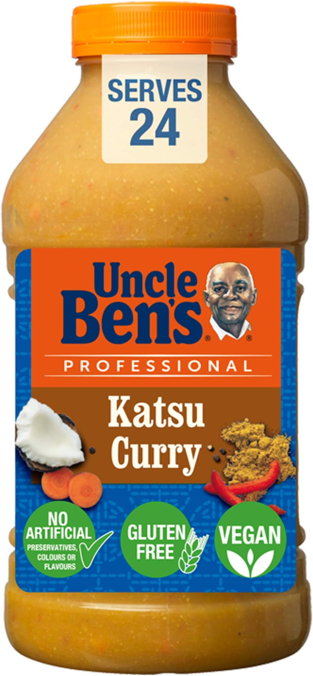 Uncle Bens Katsu Curry Cooking Sauce - Bulk 2.23 kg, 24 servings