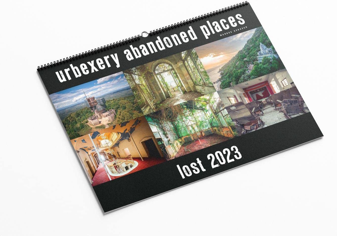 Lost 2023 Urbexery Abandoned Places A3 Calendar Office