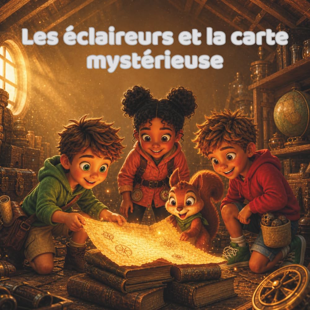 Les Éclaireurs et la carte mystérieuse: Une aventure magique sur l’amitié, les énigmes et une carte vivante