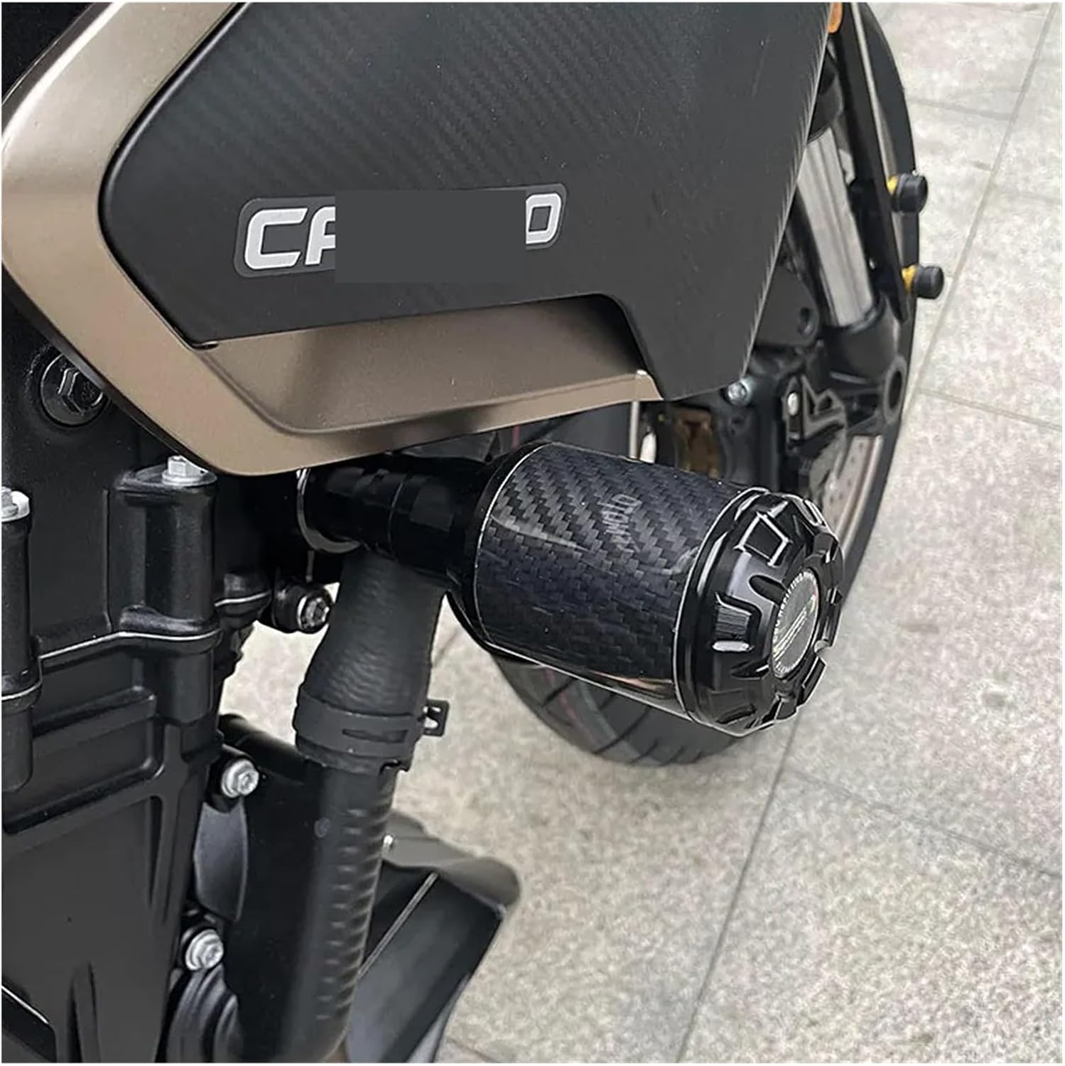 Compatible With 800NK NK800 2023 2024 NK 800 Motorcycle Accessories Falling Protection Frame Slider Fairing Guard Crash Pad Protecto(Black)