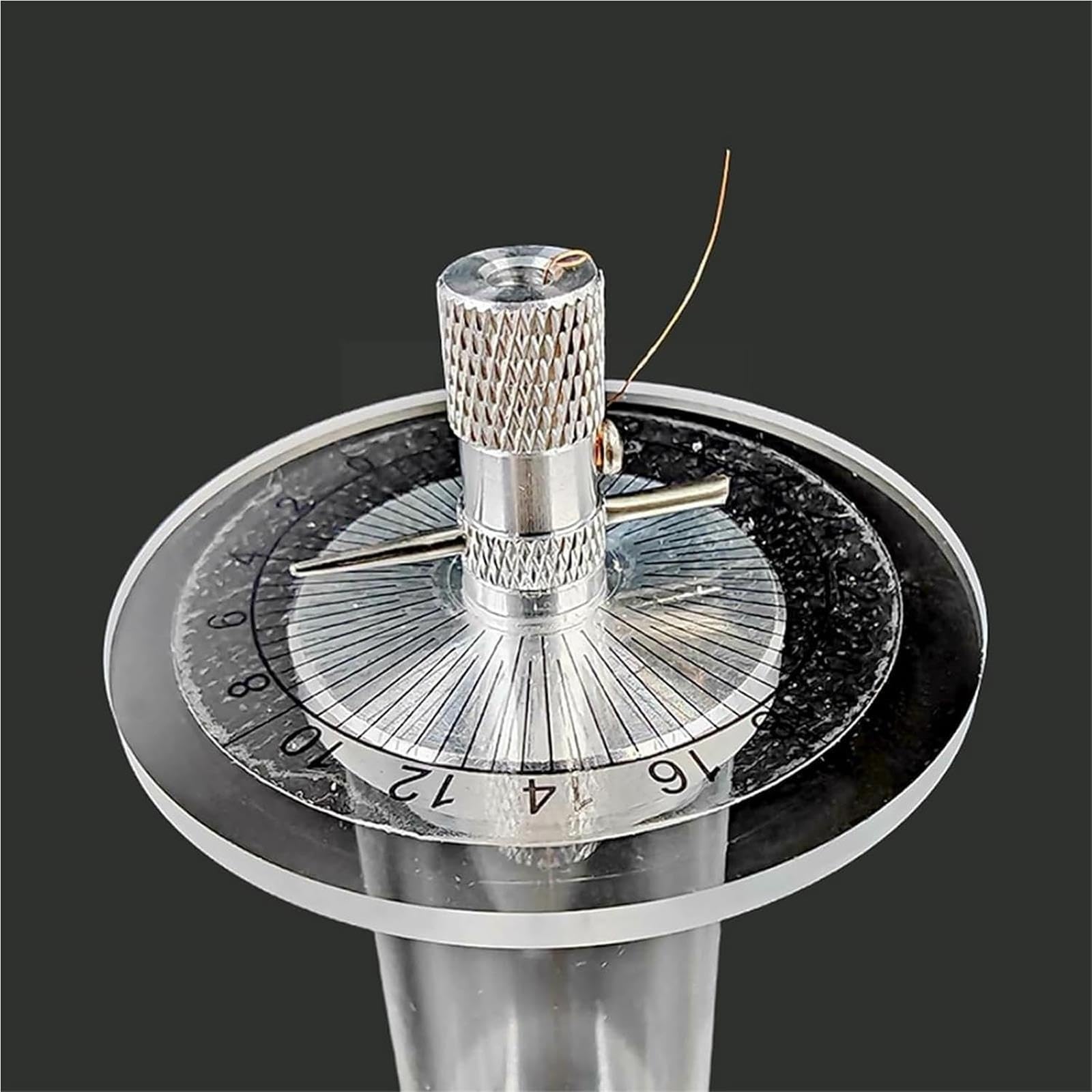 Dimostratore trasparente dell'equilibrio di torsione della legge di Coulomb