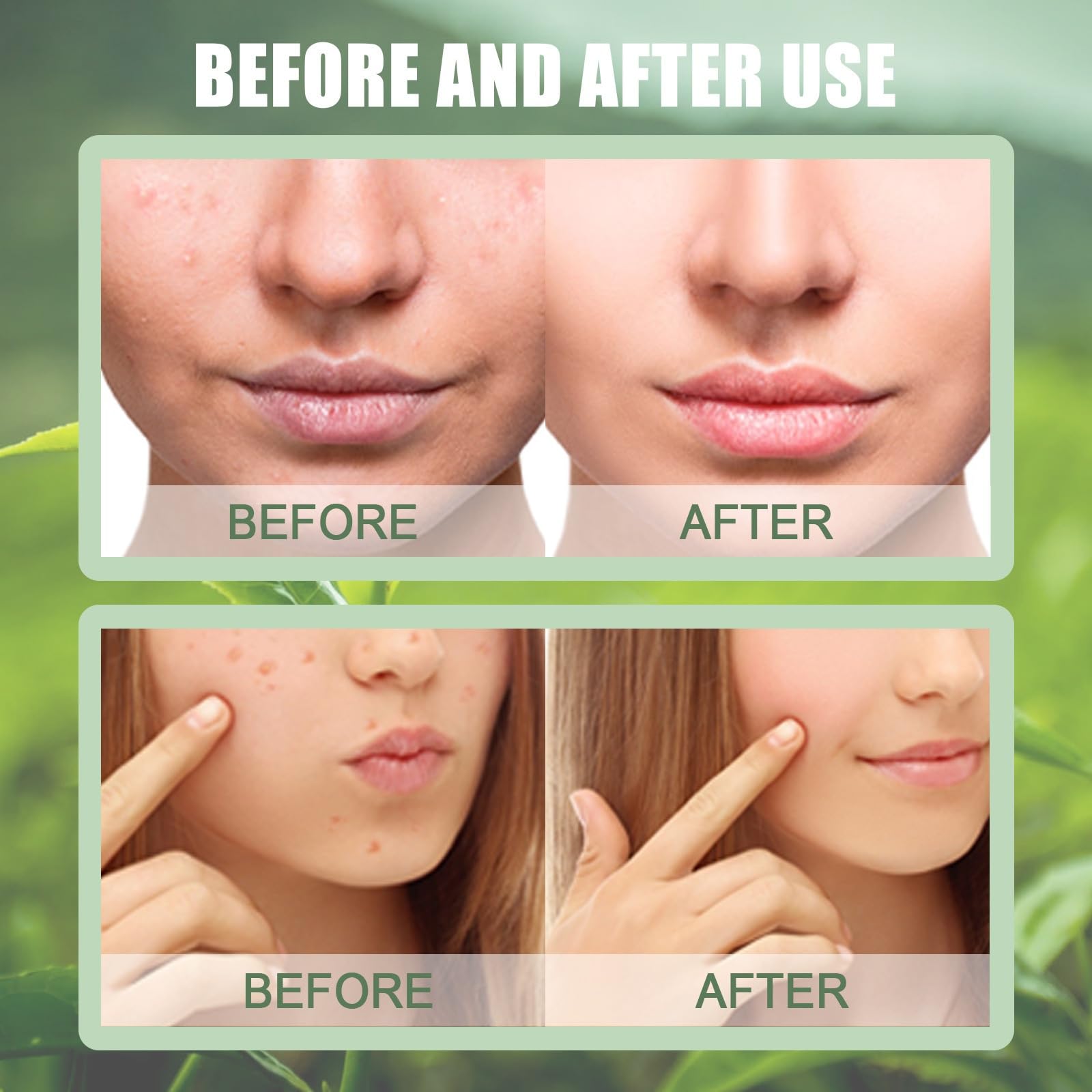 2PCS Green Tea Mask Stick,Green Tea Deep Cleanse Mask Stick,Cleansing Purifying Clay Mask,Moisturizing,Oil Control,Deep Clean Pore,Face Moisturizing,for All Kind Skin Type Women Men,Clay Face Mask - Image 2