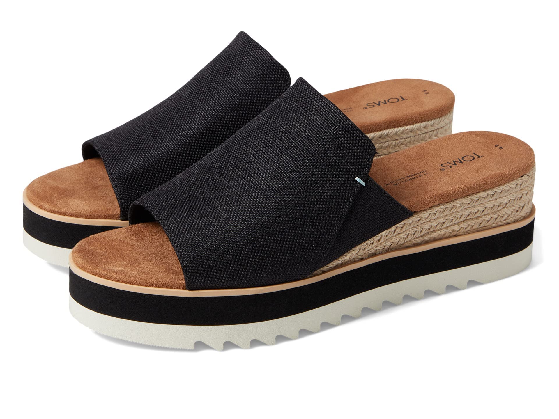 TOMS Women's, Diana Mule Platform Sandal, Black, 9