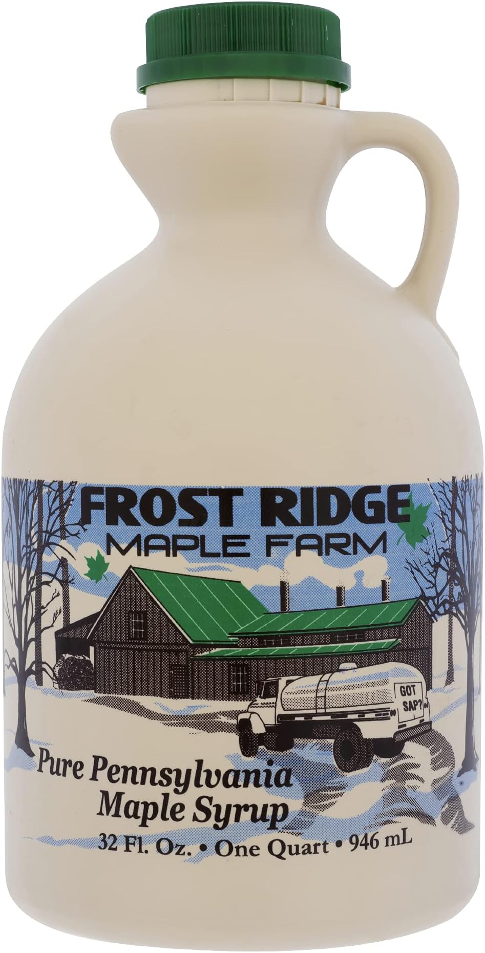 Frost Ridge Maple Farm, Organic Maple Syrup, Grade A, Quart (32 FL Oz), Dark Robust (formerly Grade B)