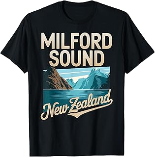Explore the Beauty of Milford Sound New Zealand T-Shirt