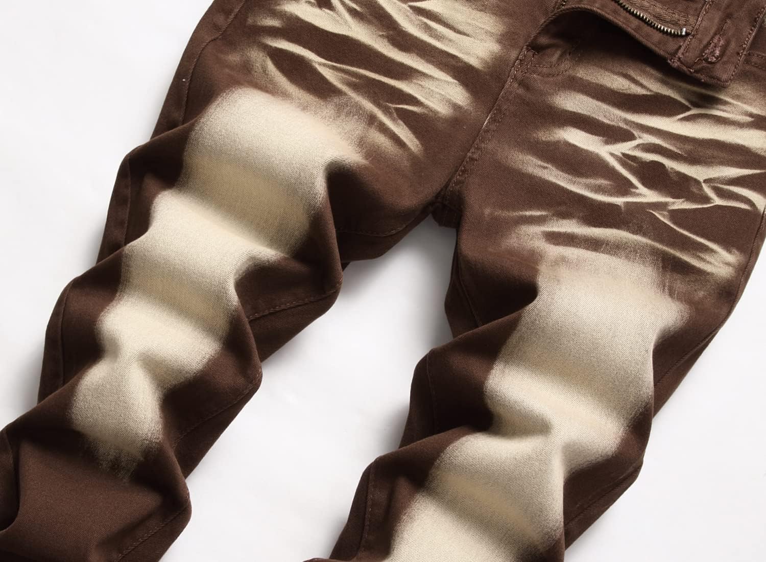 JUNBAOSS Men's Slim Fit Jeans Stretch Ripped Skinny Jeans for Men, Fashion Straight Leg Comfort Flex Waist Casual Pants - Image 2