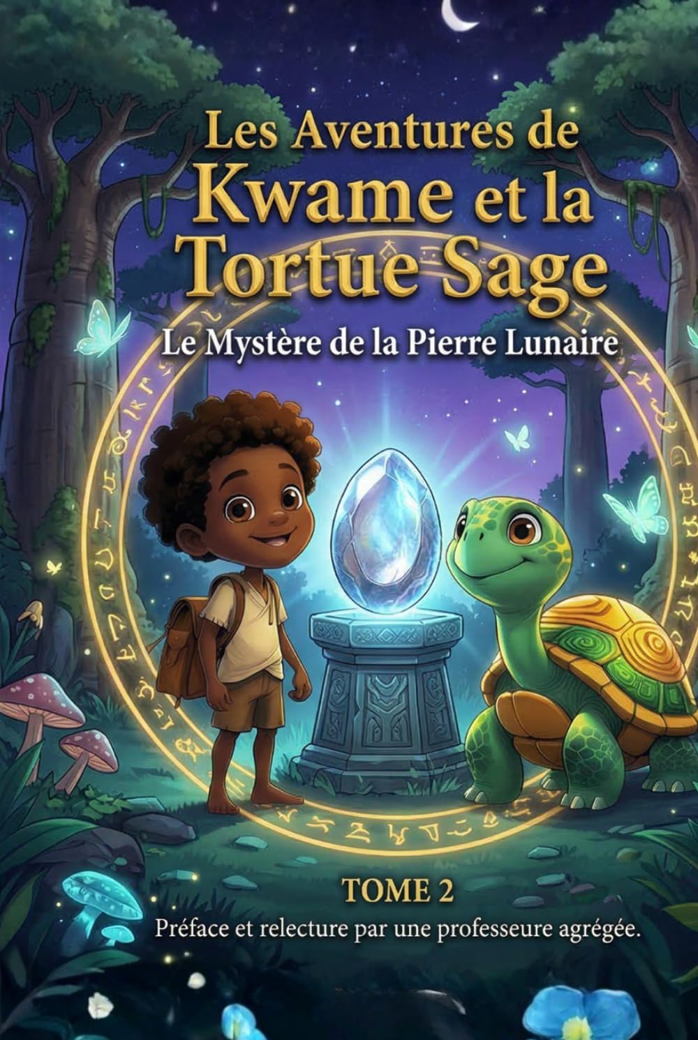 Les Aventures de Kwame et la Tortue Sage: Le Mystère de la Pierre Lunaire (Chroniques d’Afrique : Les Aventures de Kwame et la Tortue Sage)