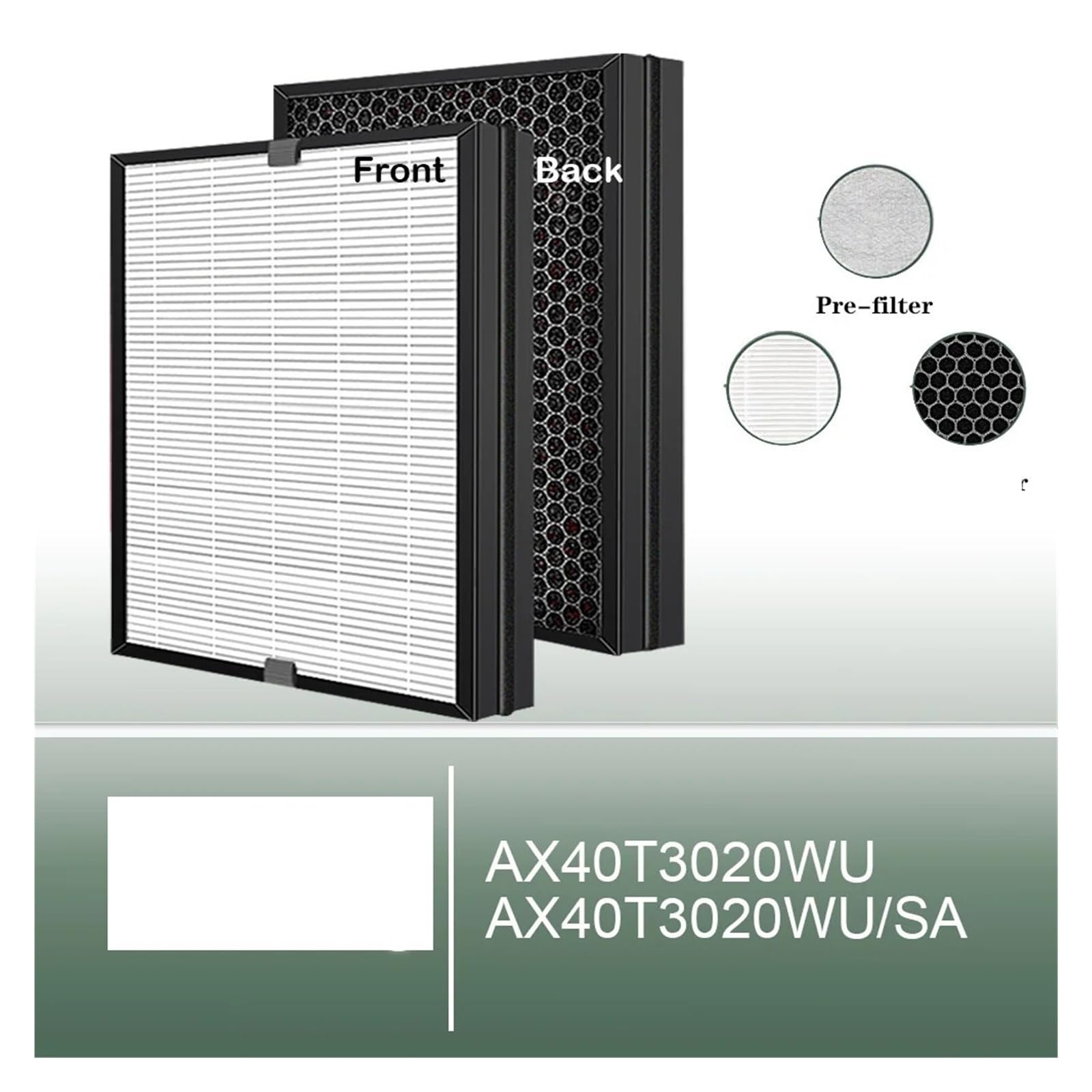 Filtro De Carbón HEPA De Repuesto Compatible con Samsung AX40T3020