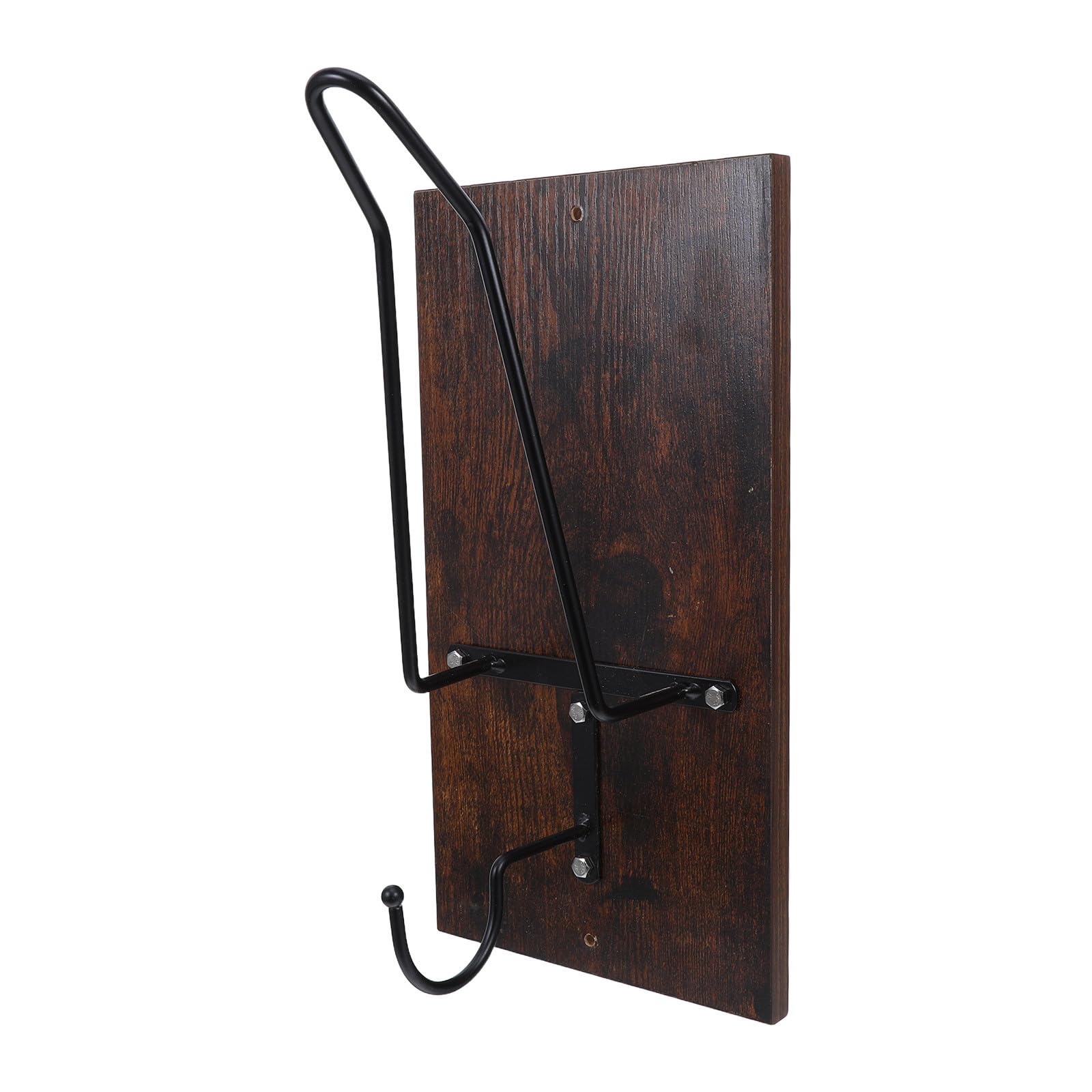 Colgador Multifuncional para Chaquetas y Cascos Colgador de Madera de Pared contra Espacios Reducidos