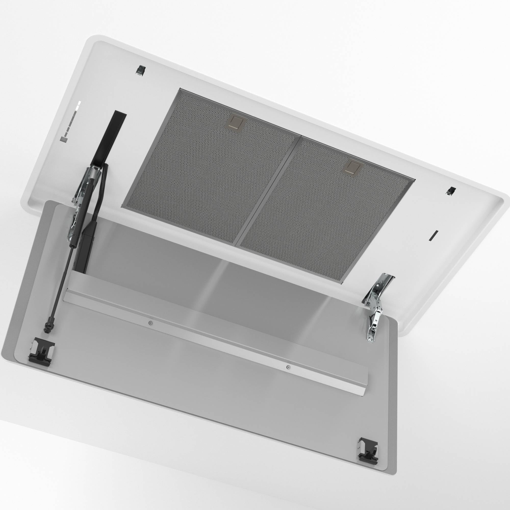 Bosch – Extractor de techo, Serie 8, 90 cm, Motor EcoSilence, PerfectAir, Blanco, DRC99PS20