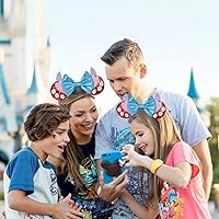 Vista 78 de FANYITY Orejas de ratón, diadema de lentejuelas con orejas de ratón para niños, niñas y mujeres (MN)