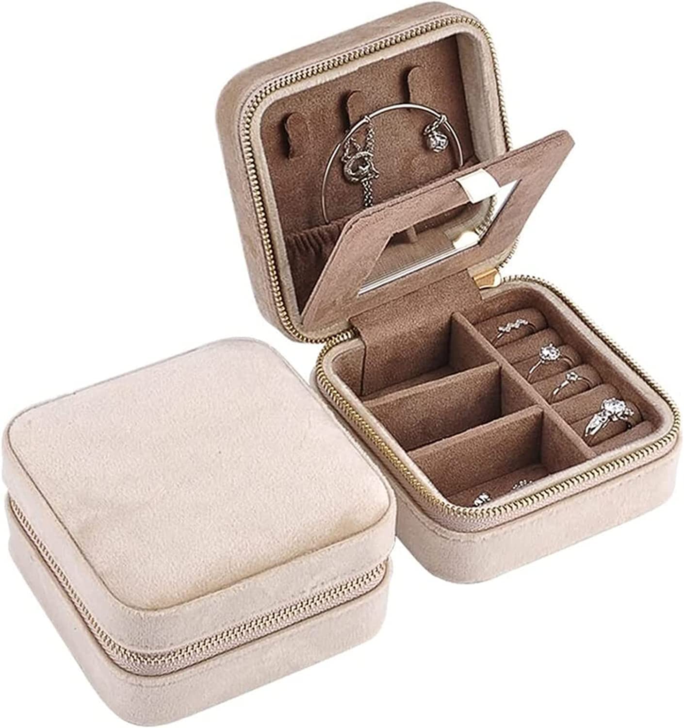 Boîtes à bijoux macaron avec miroir le cadeau parfait pour ranger ses colliers