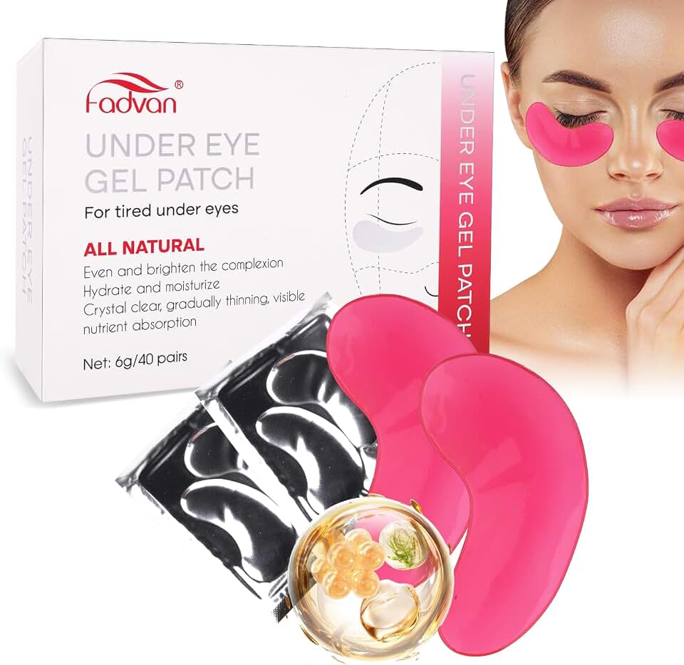 Parches Ojos Bolsas y Ojeras 40 Pares Hidrogel
