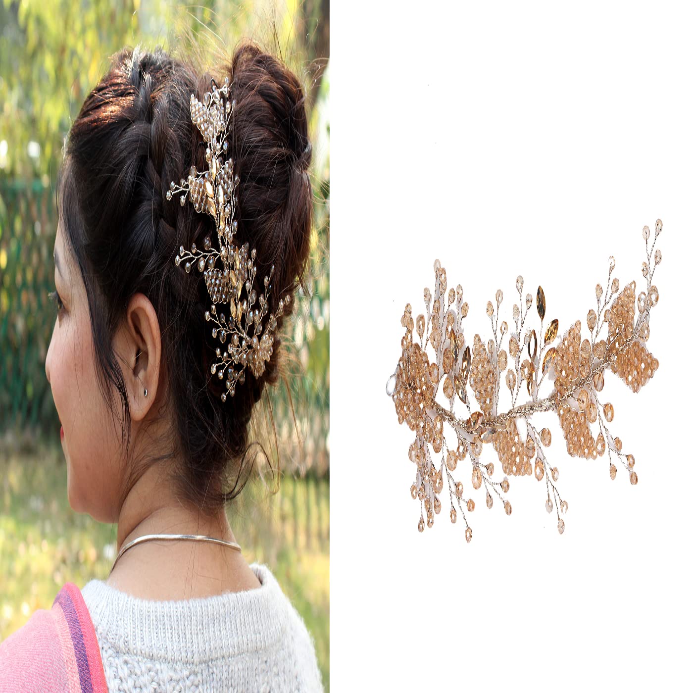 Fully Beautiful Hair Styling Flower Clips Juda Pin for Girls and Women