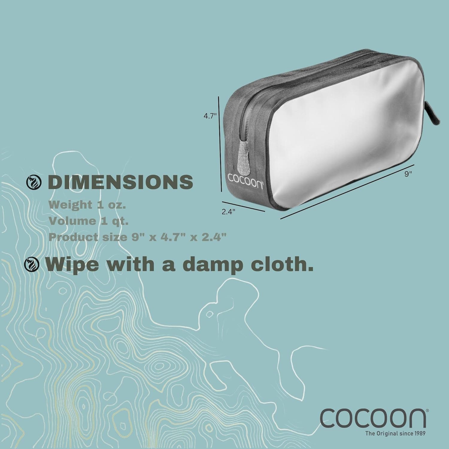 COCOON - Premium - Travelers Carry On Liquid Bag - Black