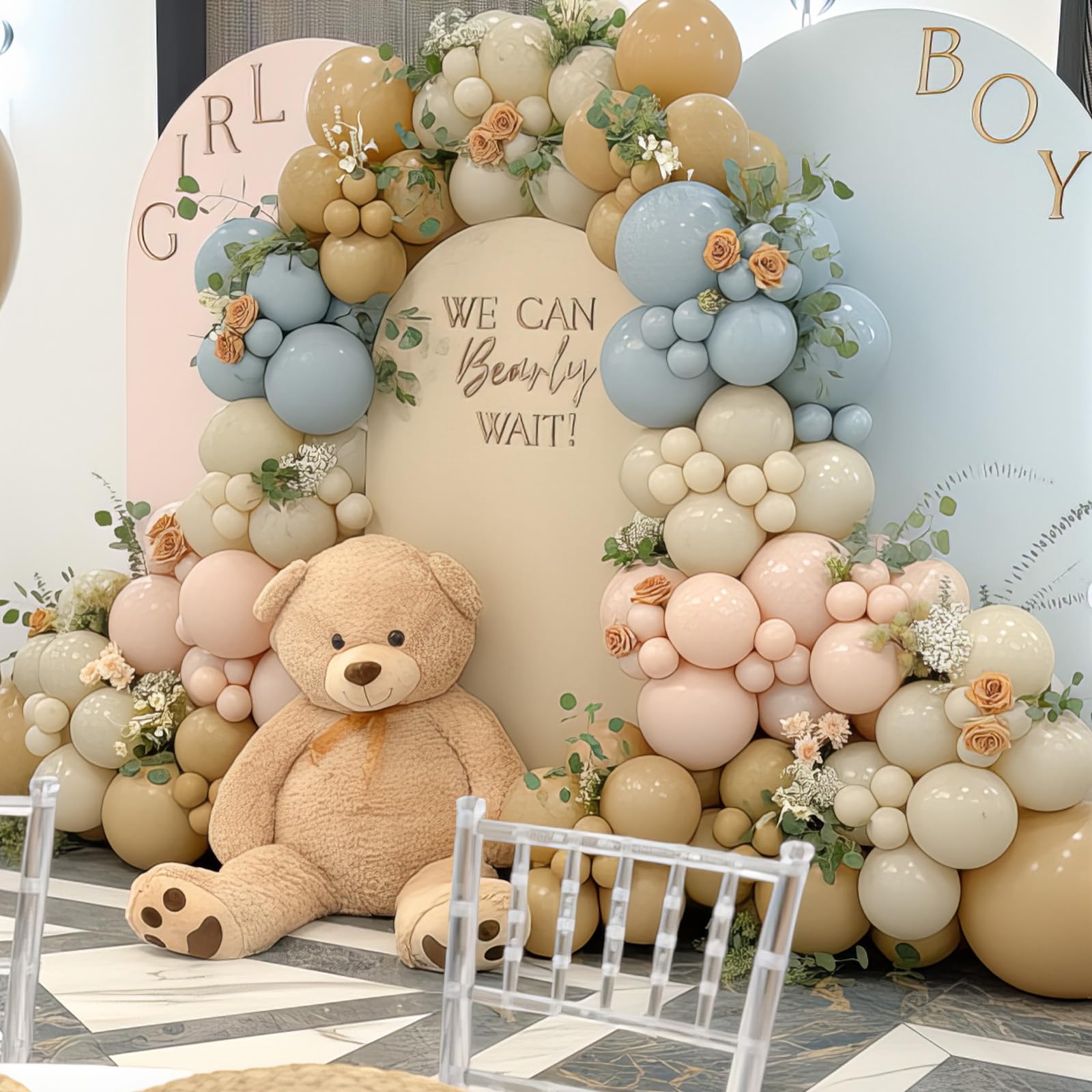 Zakurzony różowy niebieski balon, 60 szt., balony ujawniające płeć, różowy, łupkowy, niebieski, beżowy, piaskowy, biały, na imprezę, balony lateksowe dla chłopca lub dziewczynki, ujawnienie