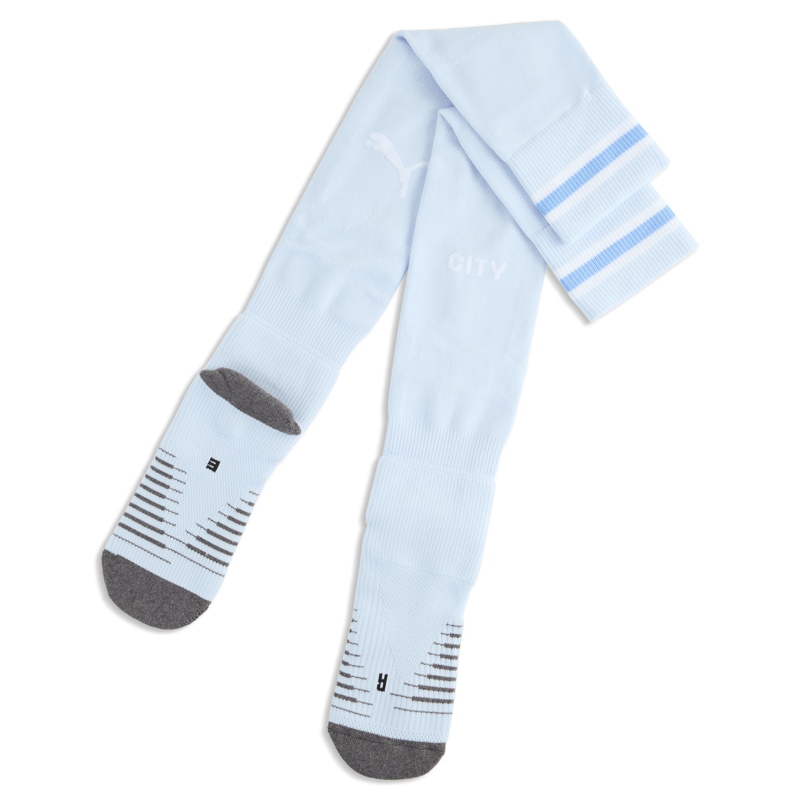 Puma Team Light Blue Manchester City Fc 2026/27 Home Football Socks - Size: 2.5-5
