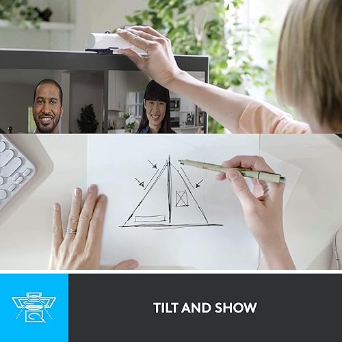 Miniatura 59 de Logitech Brio 501 Cámara web Full HD con corrección automática de luz, modo de espectáculo, micrófonos de reducción de ruido dual, cubierta de Negro