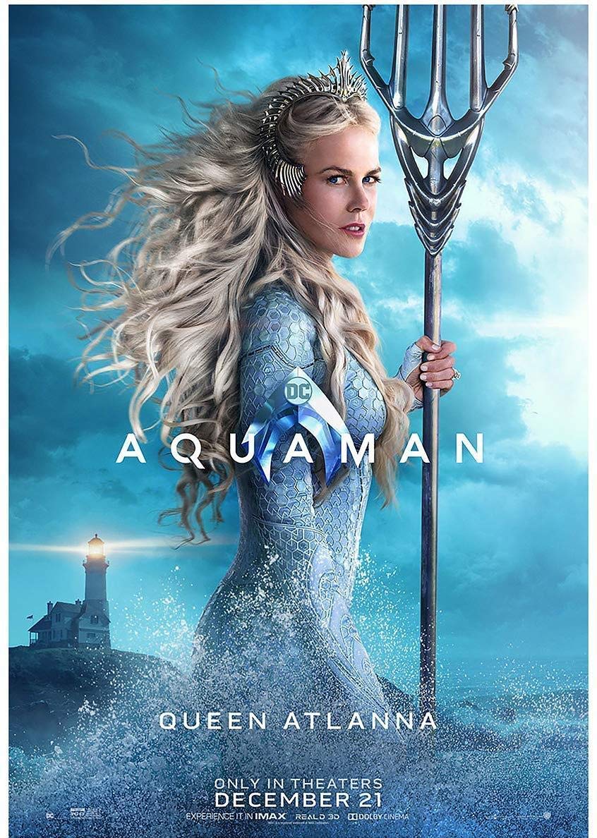 Aquamanaページ Nicole Kidman Aquaman Queen atlanna poster 30,48 x 35,56 cm poster