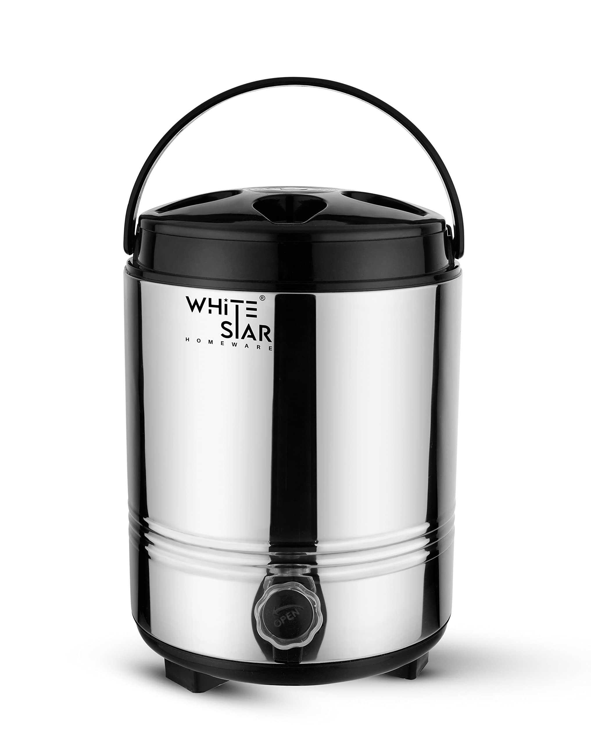 WHITE STAR Insulated Hot and Cold Water Containers With Tap 8 Liters I Double Walled Vaccum Flask, Water Jug For Office Home Kitchen, Keeps Tea/Water/Coffee Hot And Cold Upto 4-5 hours (B0C4PRVCCJ) Amazon Price History, Amazon Price Tracker