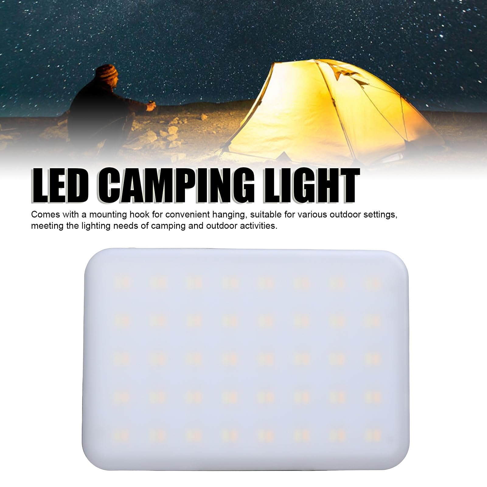 Latarnia Kempingowa LED Możliwość ładowania, 3 Temperatury Barwowe 20000 MAh Możliwość ładowania Przez USB Bezstopniowe Przyciemnianie IP65 Wodoodporność 1200 Lm Przenośna Lampa
