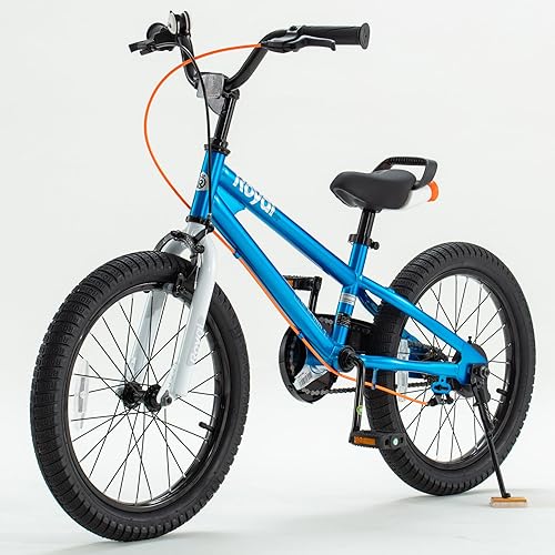 Miniatura 14 de RoyalBaby Kids Bike EZ Balance to Pedal Dual Handbrake Toddlers Boys Girls Bicycle 12-20 Inch for Age 3-10 Years