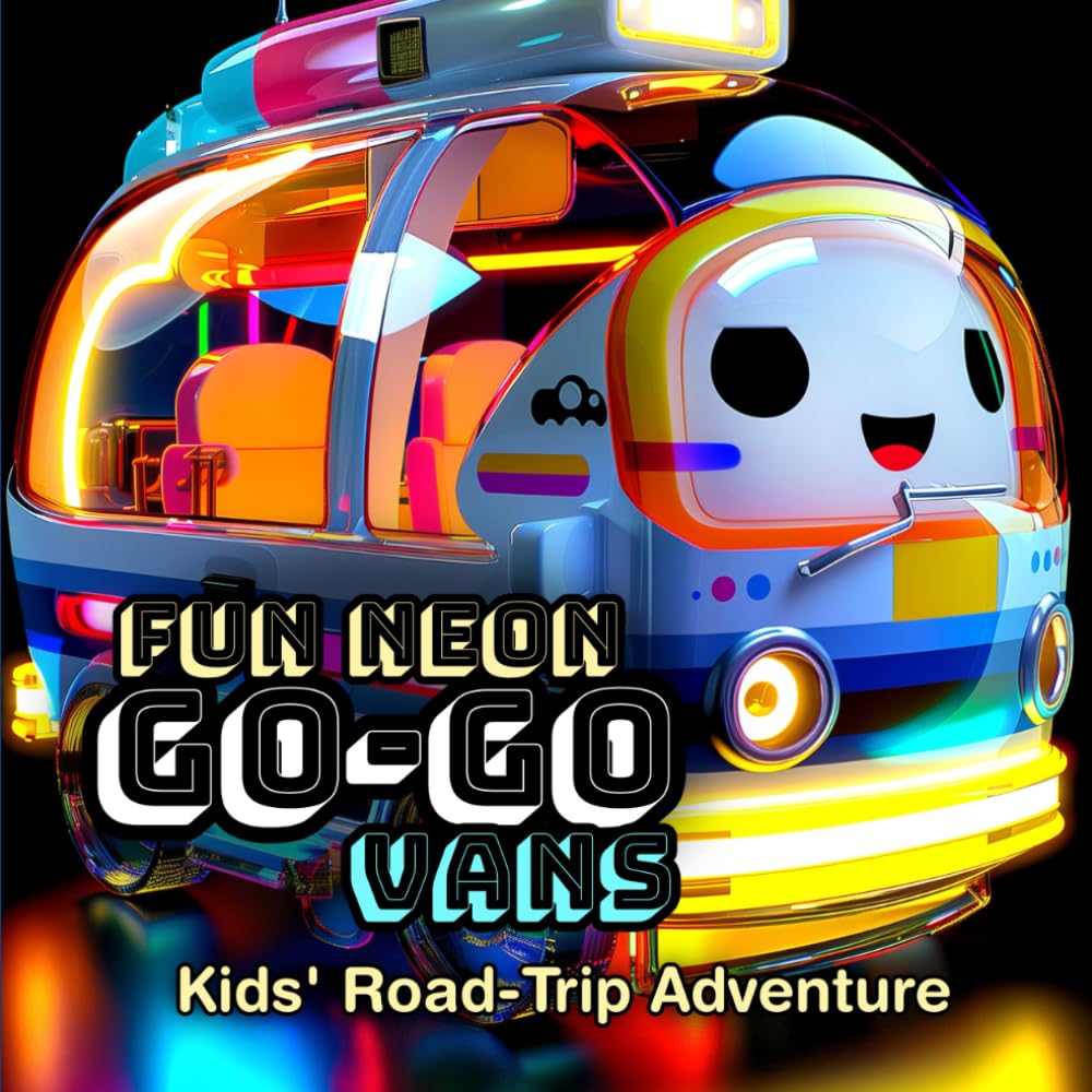 Fun Neon GO-GO Vans: Kids' Road-Trip Adventure (Jibberjax Gang)